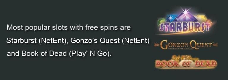 popular free spins slots