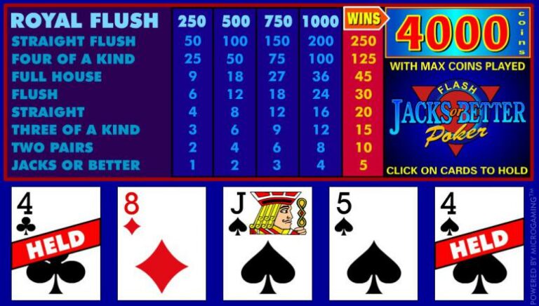 Video poker